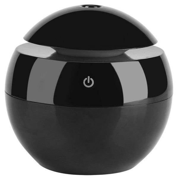 Aroma difuzér Y01 černý - ultrazvukový, USB